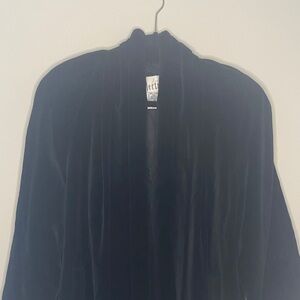 Vintage Velvet Collections Black Coat